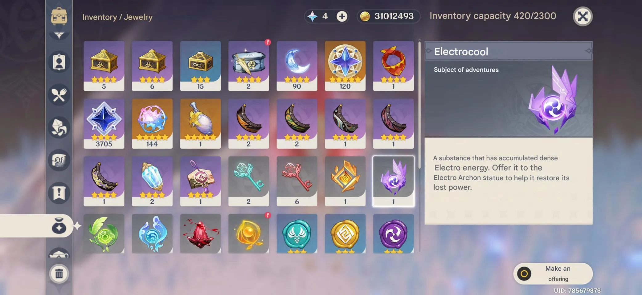 GI1538 Harlequin + Staff of Homa, Keqing C1, Double Amos Bows, 150 Event Pulls, 90 Resin 